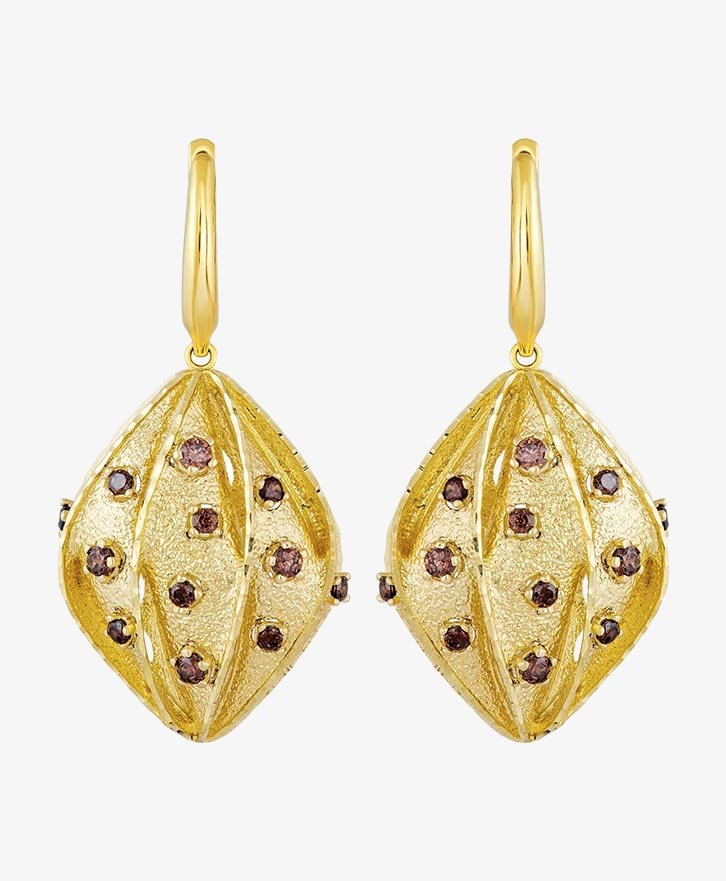 Elegant Gemstone Bridal Earrings